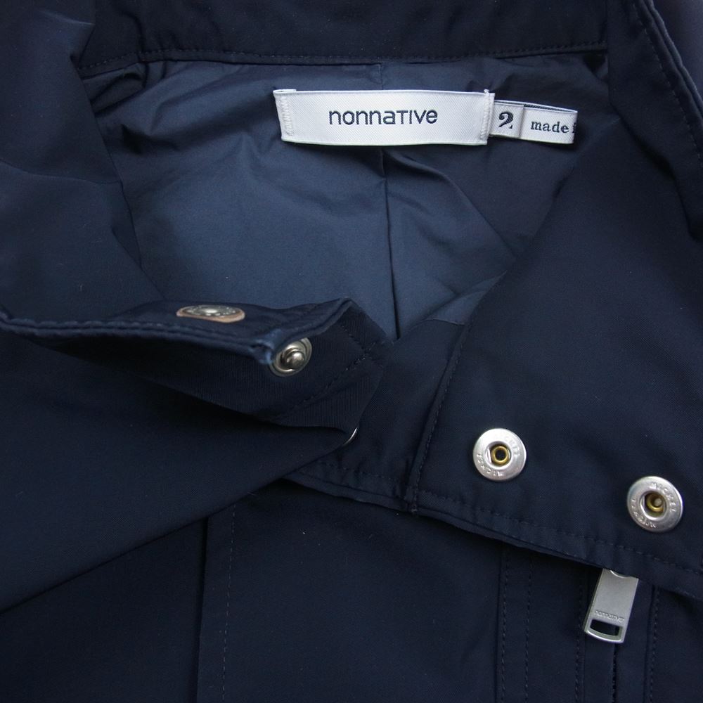nonnative ノンネイティブ NN-J3117 COACH JACKET POLY TWILL STRETCH DICROS SOLO ツイル ストレッチ コーチジャケット ダークネイビー系 2【中古】