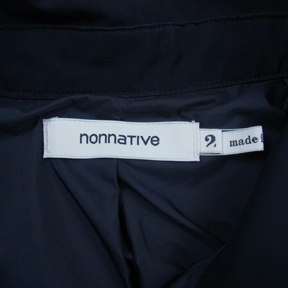 nonnative ノンネイティブ NN-J3117 COACH JACKET POLY TWILL STRETCH DICROS SOLO ツイル ストレッチ コーチジャケット ダークネイビー系 2【中古】