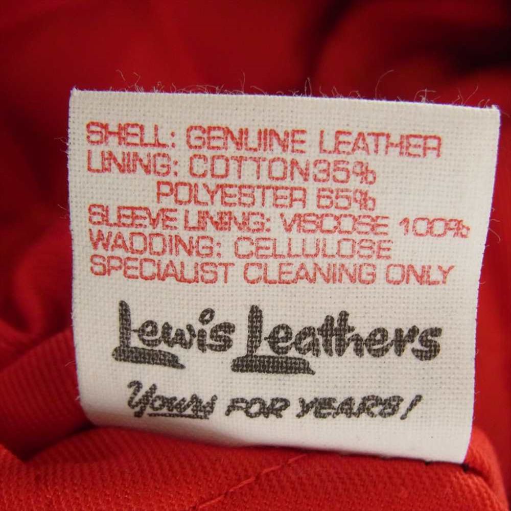 Lewis Leathers ルイスレザー 441T CYCLONE TIGHT FIT  サイクロン タイトフィット カウハイド ライダース ジャケット ネイビー ダークネイビー系 36【中古】