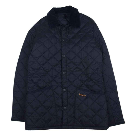 Barbour バブアー 1602098 ポーラーキルト SL コーデュロイ キルティング ジャケット ネイビー系 XS【中古】