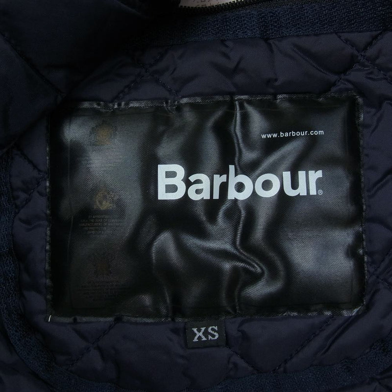 Barbour バブアー 1602098 ポーラーキルト SL コーデュロイ キルティング ジャケット ネイビー系 XS【中古】