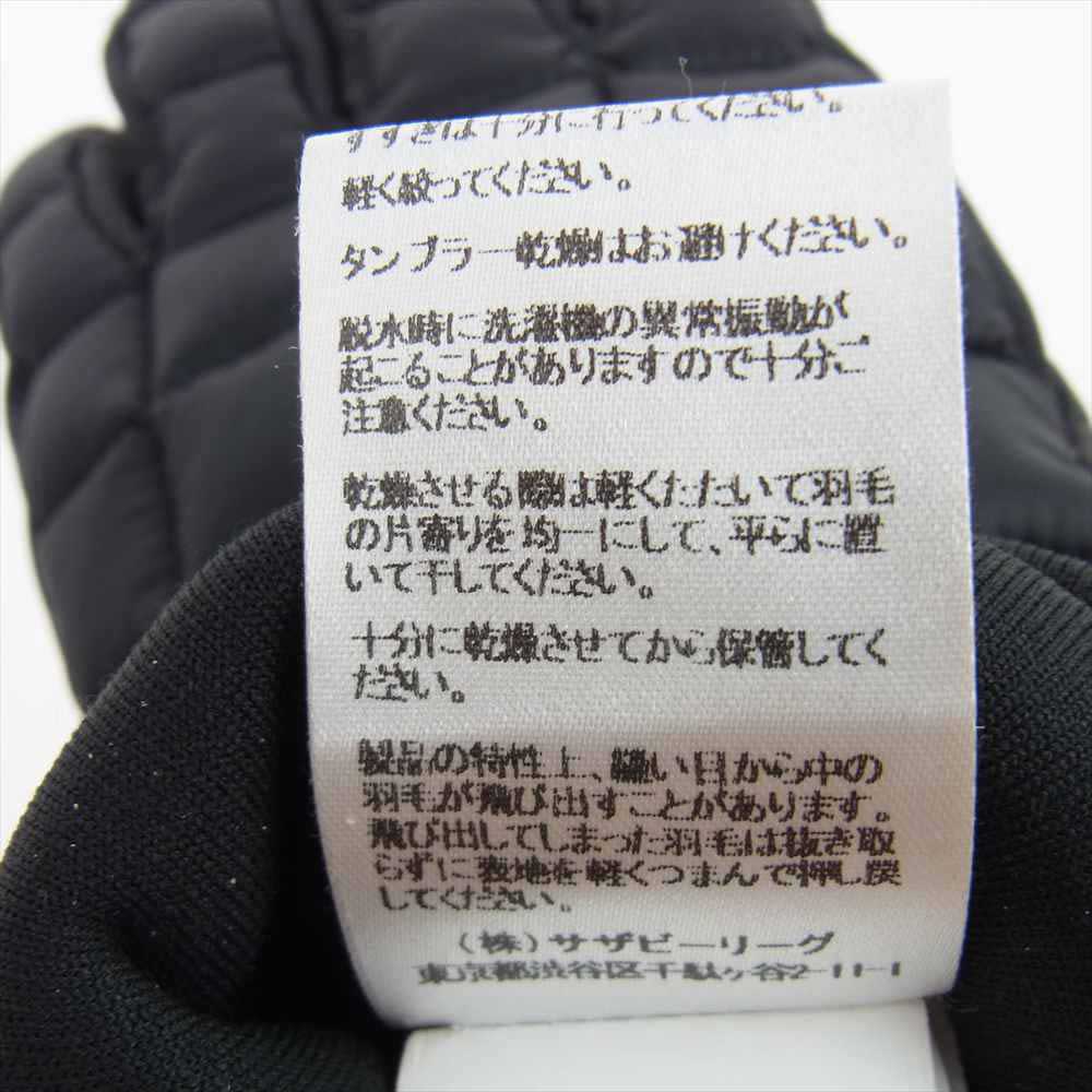 CANADA GOOSE カナダグース 5254M 国内正規品 サザビーリーグ Northern Glove Liner ノーザングローブライナー グローブ ダウン 手袋  ブラック系 M【中古】