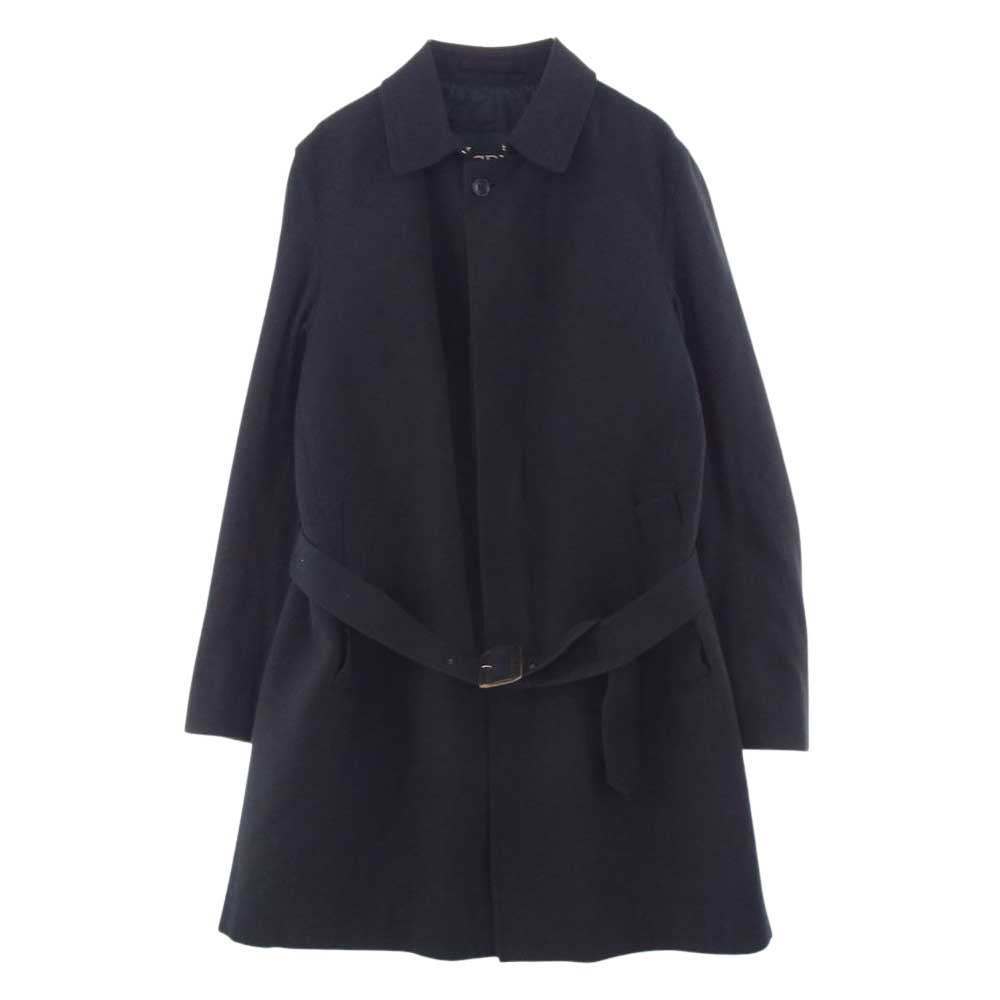 Herno ヘルノ 国内正規品 イタリア製 ステンカラーコート ダークグレー系 50【中古】