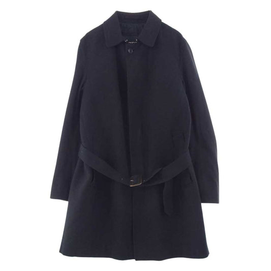 Herno ヘルノ 国内正規品 イタリア製 ステンカラーコート ダークグレー系 50【中古】