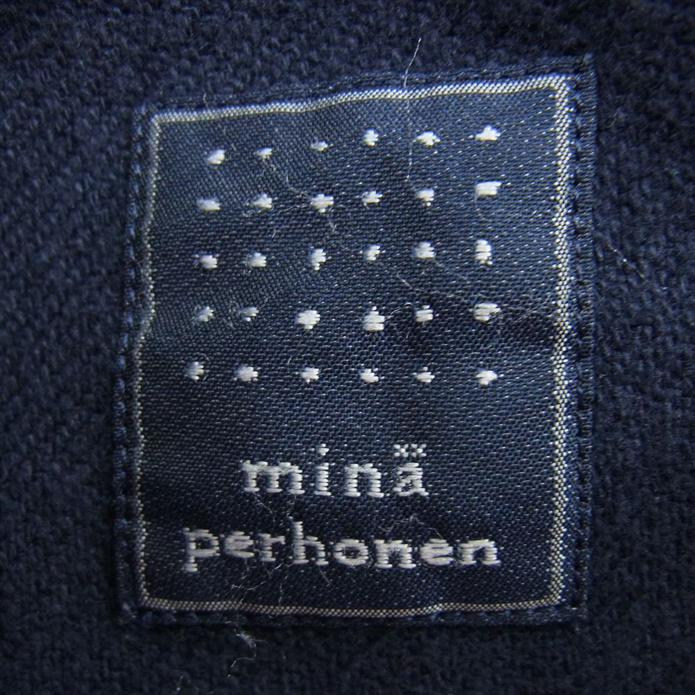 mina perhonen ミナペルホネン OS9837 uas bag うさバッグ ネイビー系【中古】