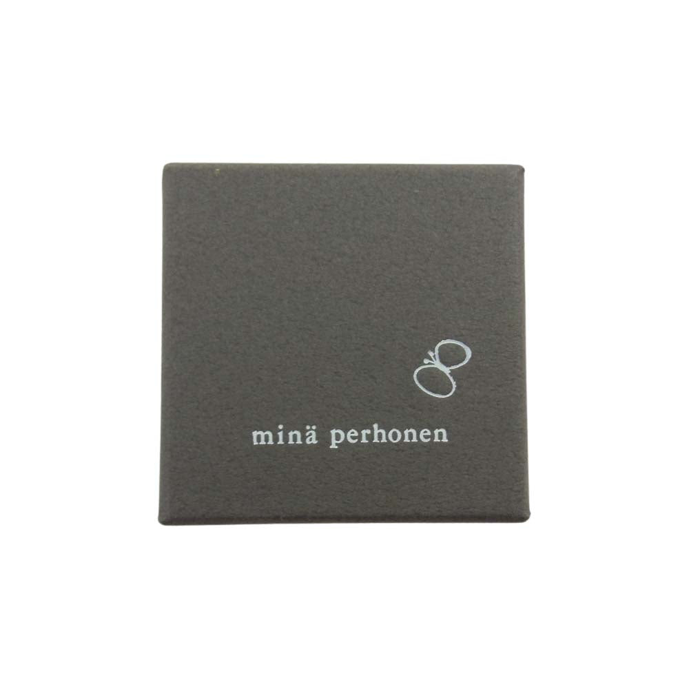 mina perhonen ミナペルホネン クローバー 水牛 ブローチ オフホワイト系【美品】【中古】