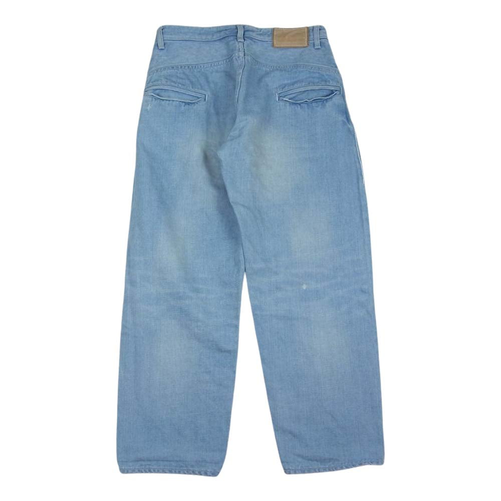 mina perhonen ミナペルホネン QS4232 always light blue オールウェイズ ライトブルー デニムパンツ ライトブルー系【中古】