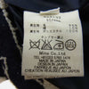 mina perhonen ミナペルホネン MA2137 Stream Jacket ストリーム シルク混 ウール ノーカラー ジャケット ブラック系 ホワイト系 36【中古】