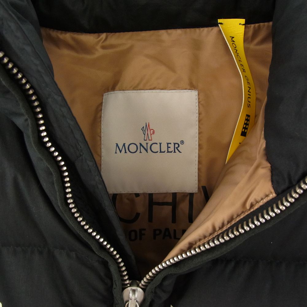 MONCLER モンクレール × PALM ANGELS パーム エンジェルス 21AW IDYLLWILD ダウン ジャケット ブラック系 2【新古品】【未使用】【中古】
