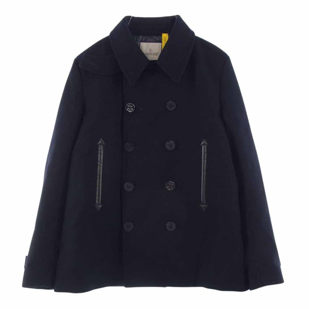 MONCLER モンクレール GENIUS × FRAGMENT フラグメント 21AW TOLIMAN 2 Pコート ダークネイビー系 2【極上美品】【中古】