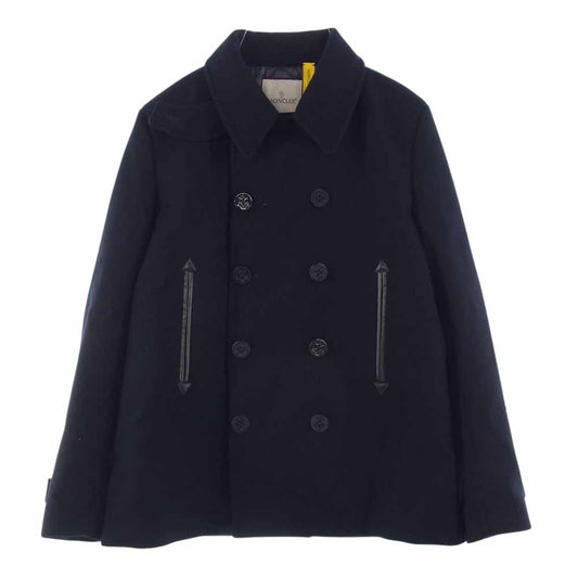 MONCLER モンクレール GENIUS × FRAGMENT フラグメント 21AW TOLIMAN 2 Pコート ダークネイビー系 2【極上美品】【中古】