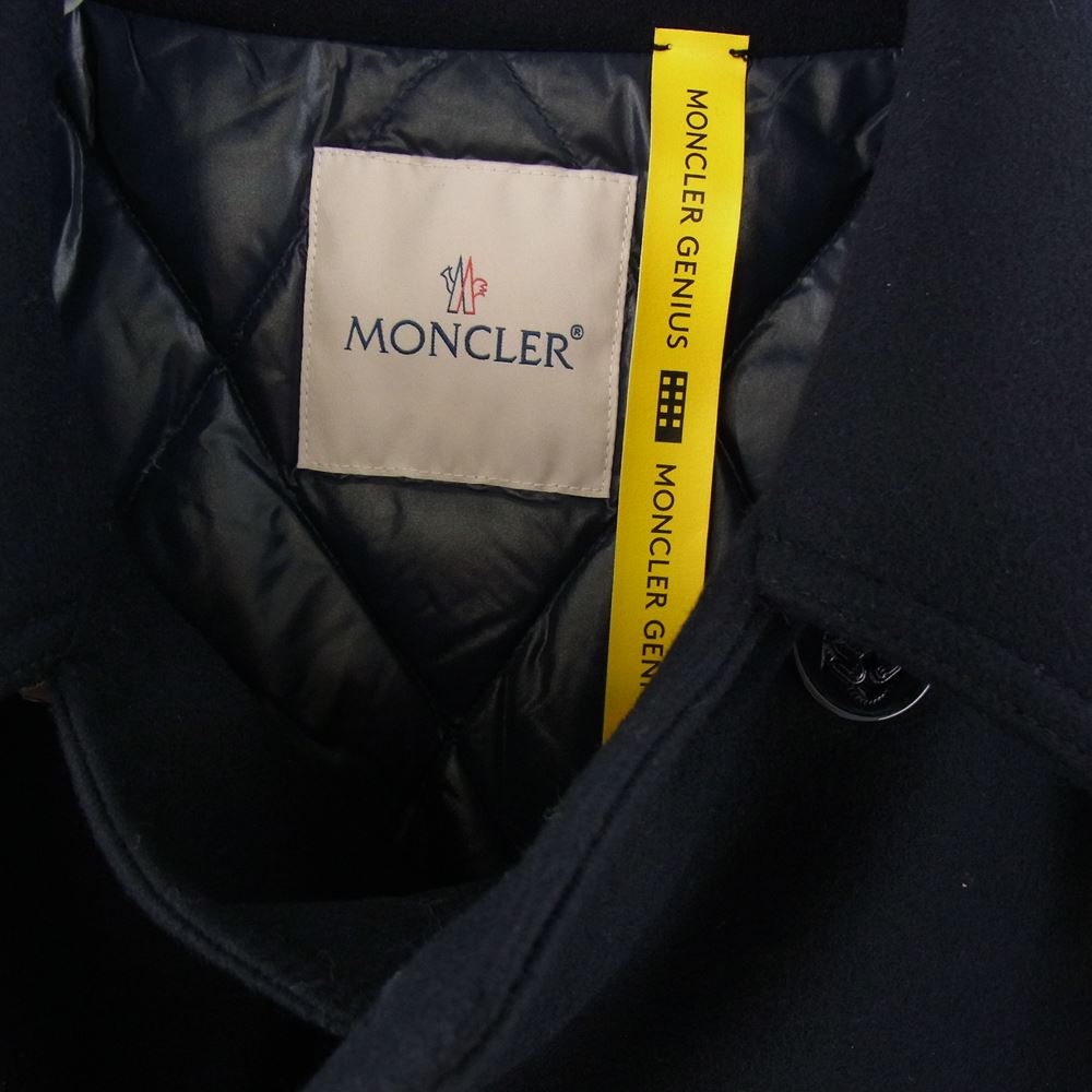 MONCLER モンクレール GENIUS × FRAGMENT フラグメント 21AW TOLIMAN 2 Pコート ダークネイビー系 2【極上美品】【中古】