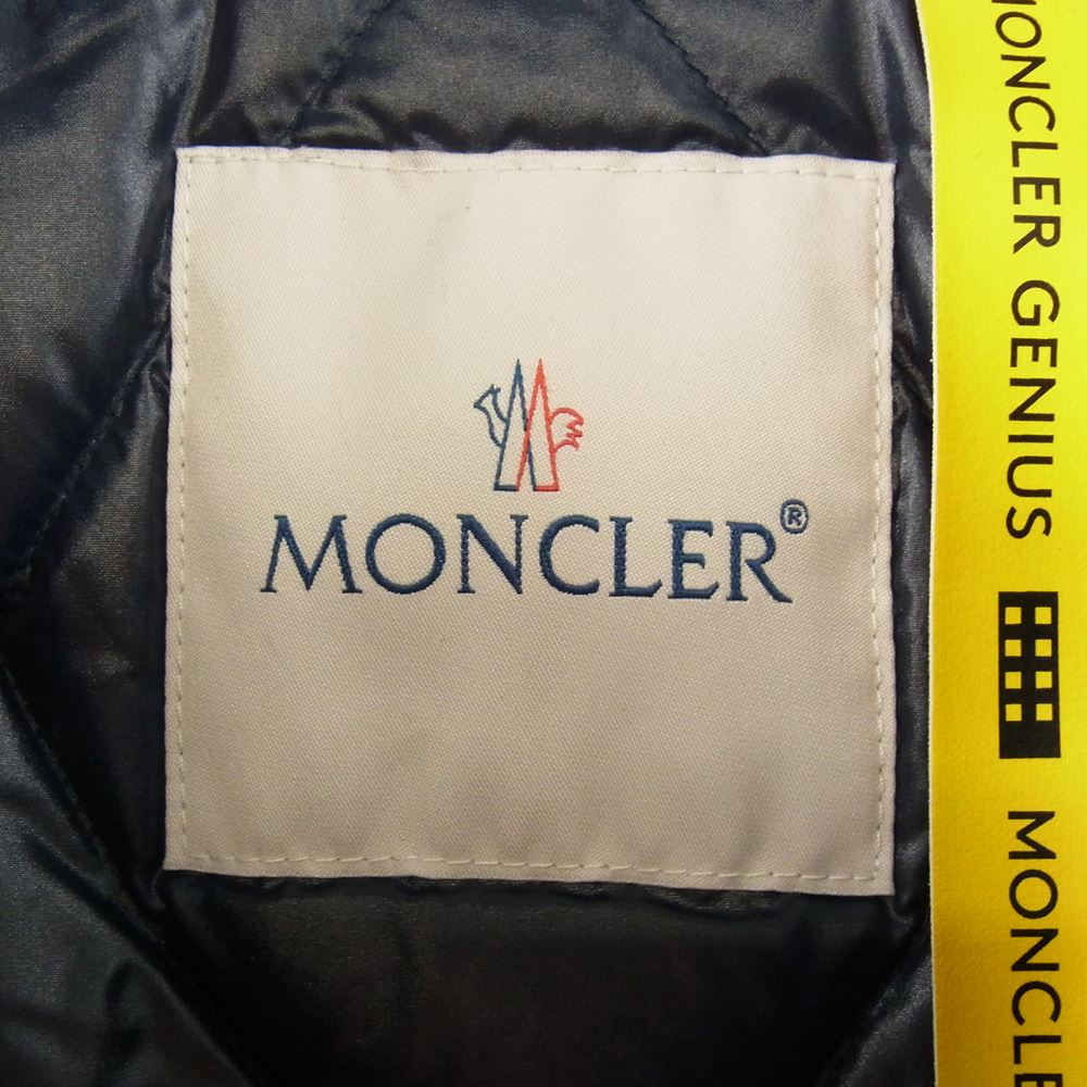 MONCLER モンクレール GENIUS × FRAGMENT フラグメント 21AW TOLIMAN 2 Pコート ダークネイビー系 2【極上美品】【中古】