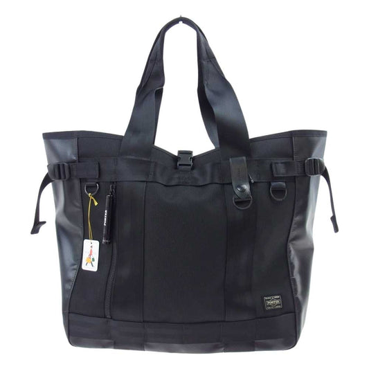 PORTER ポーター  HEAT TOTE BAG ヒート トート バック マグライト 付属 ブラック系【極上美品】【中古】