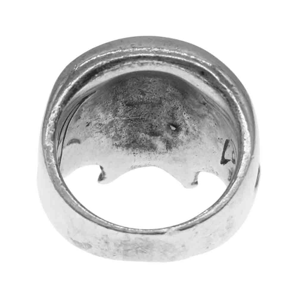 CRAZY PIG クレイジーピッグ LARGE EVIL SKULL RING ラージ エヴィル スカル リング シルバー シルバー系【中古】