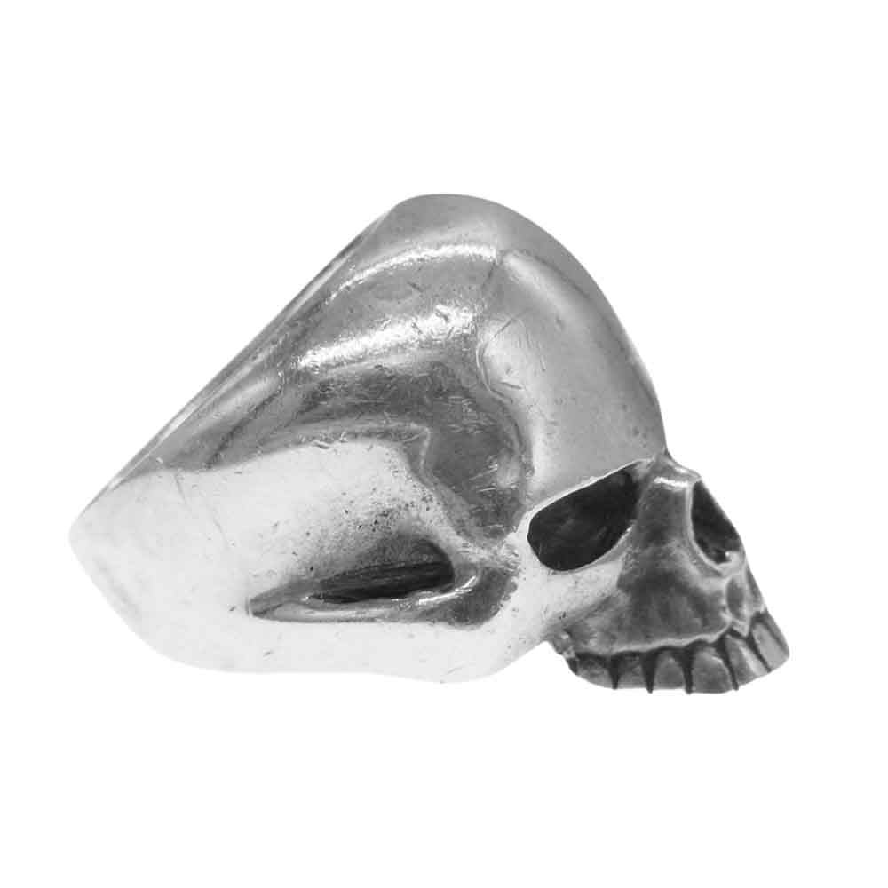 CRAZY PIG クレイジーピッグ LARGE EVIL SKULL RING ラージ エヴィル スカル リング シルバー シルバー系【中古】