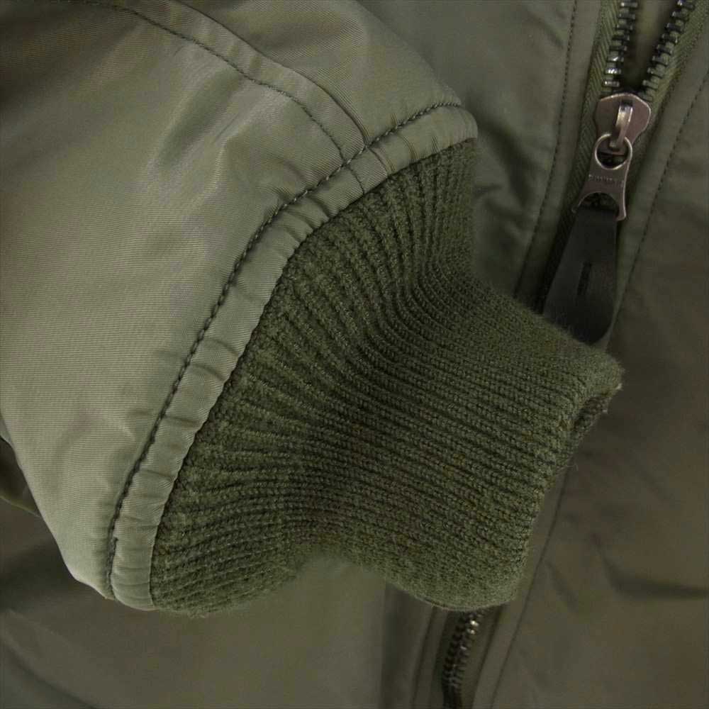 WIND AND SEA ウィンダンシー 19AW  WDS-19A-JK-07 REVERSIBLE MA-1 リバーシブル ミリタリー ジャケット モスグリーン系 XL【中古】