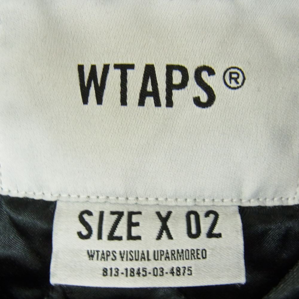 WTAPS ダブルタップス 19AW 192WVDT-JKM05 187 JACKET COTTON DENIM デニム フード ジャケット フーディ  グレー系 02【美品】【中古】