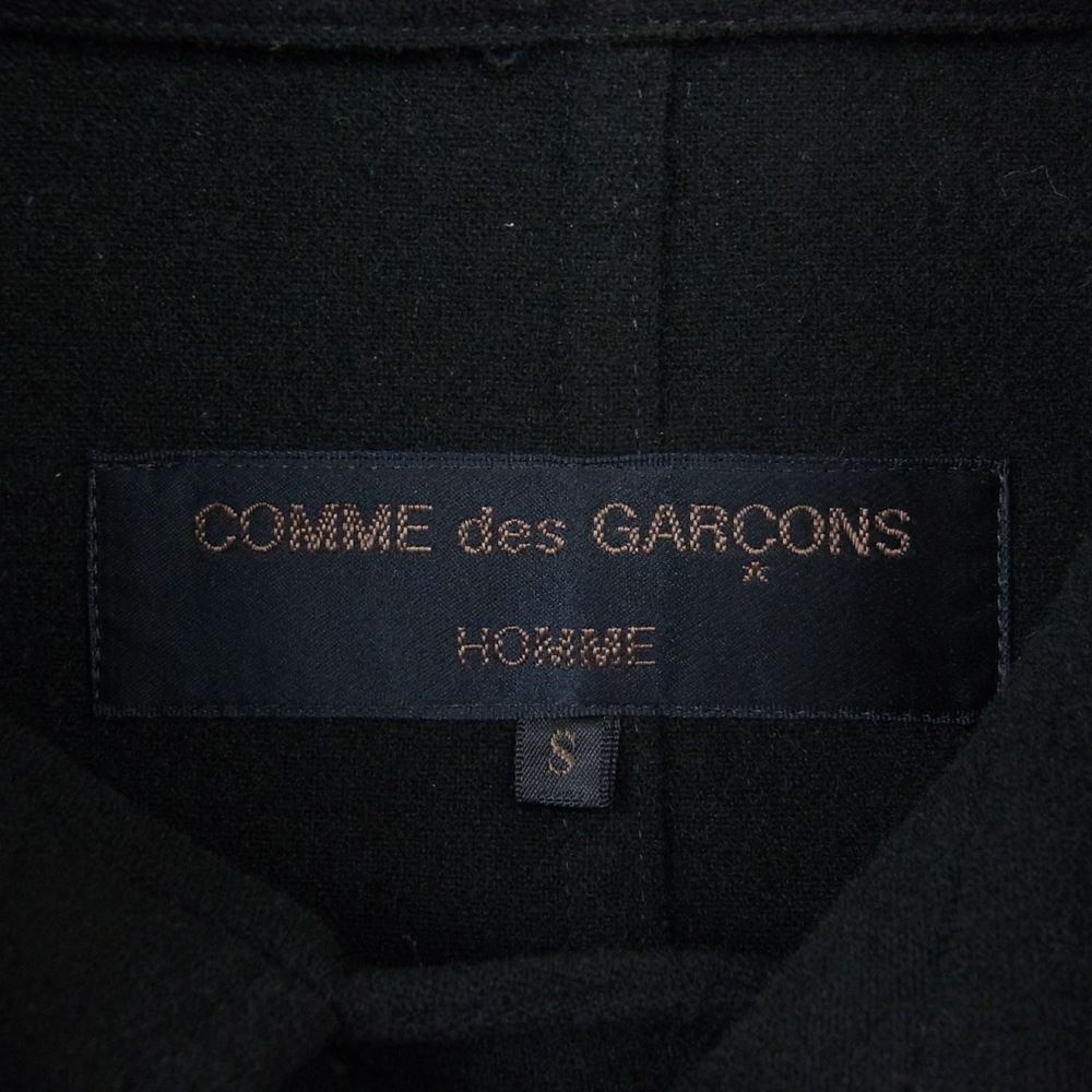 COMME des GARCONS HOMME コムデギャルソンオム AD1999 HJ-04016S 田中啓一オム ヴィンテージ 2WAY ロング 3B テーラード ジャケット ブラック系 S【美品】【中古】