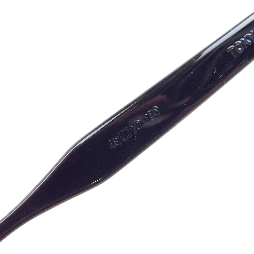 東京インディアンズ TIMC-OP-001-B TIMC Optical 01 BLUE ブルー サングラス  ブラック系【美品】【中古】