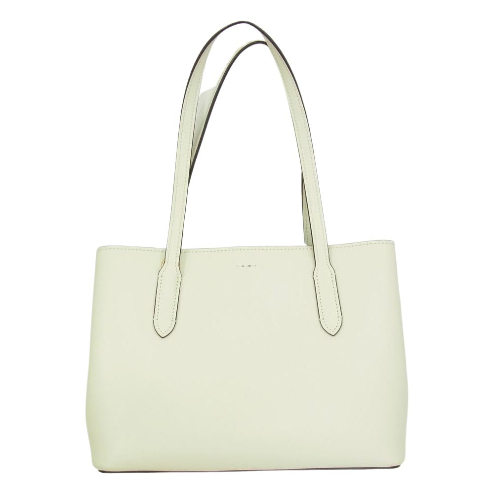 COACH コーチ F73277 ミニ アベニューキャリーオール レザー ハンドバッグ  ホワイト系【中古】