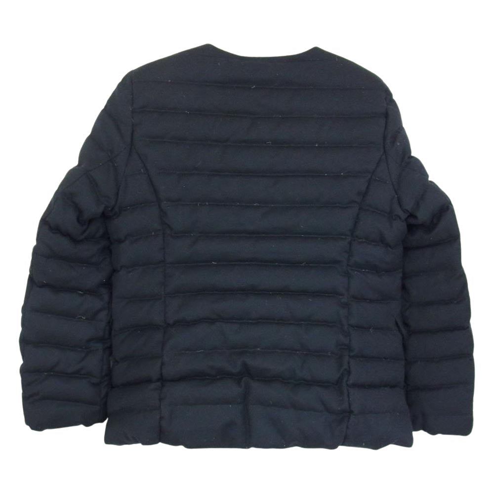 TATRAS タトラス 19AW LTA19A4648 SPINOSA スピノサ ノーカラー ダウン ジャケット ネイビー系 01【中古】