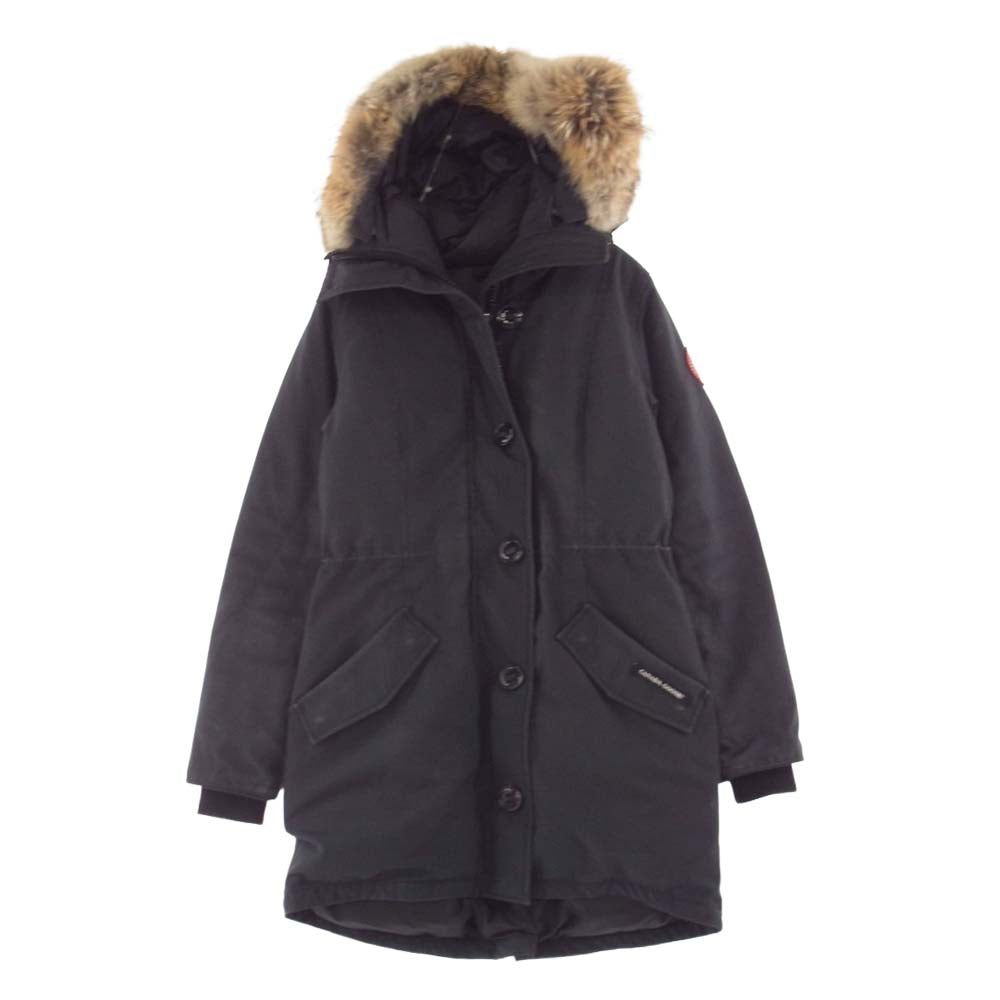 CANADA GOOSE カナダグース 2580LA 国内正規品 ROSSCLAIR PARKA ロスクレア パーカ ダウンジャケット ブラック系 S【中古】