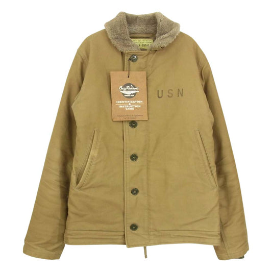 Buzz Rickson's バズリクソンズ BR12031 Type N-1 DECK JACKET ステンシル ボア デッキ ジャケット  ブラウン系 XS【中古】
