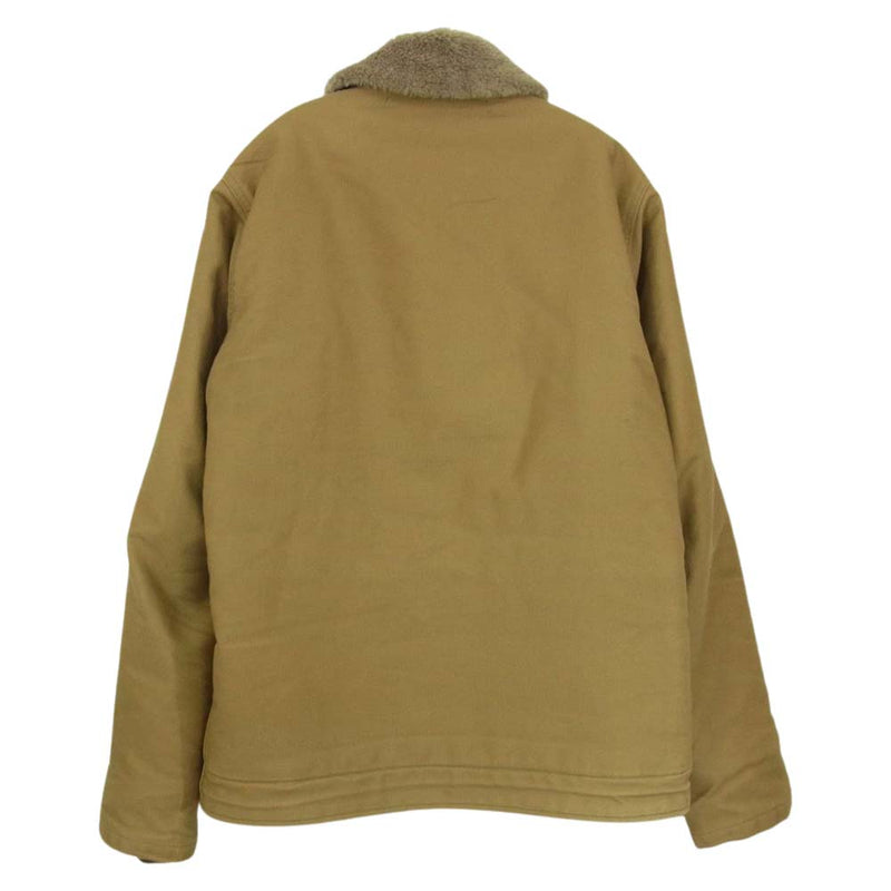 Buzz Rickson's バズリクソンズ BR12031 Type N-1 DECK JACKET ステンシル ボア デッキ ジャケット  ブラウン系 XS【中古】