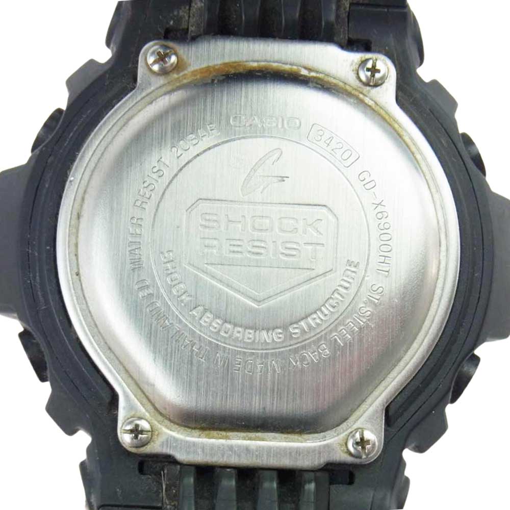 G-SHOCK ジーショック GD-X6900HT Heathered Color Series 時計 ウオッチ デジタル  ブラック系【中古】