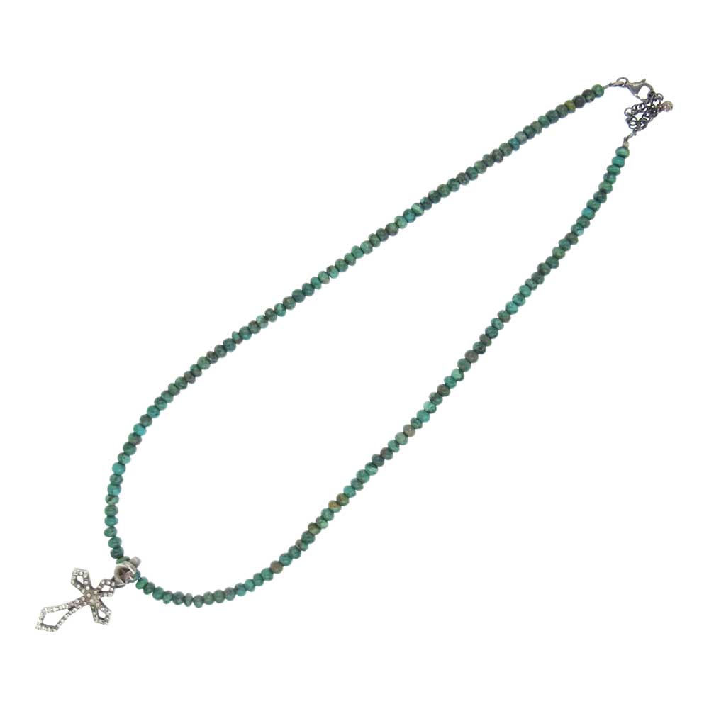 クレセントルナ クロス エルマー ターコイズ ペンダント ネックレス ターコイズ系【中古】