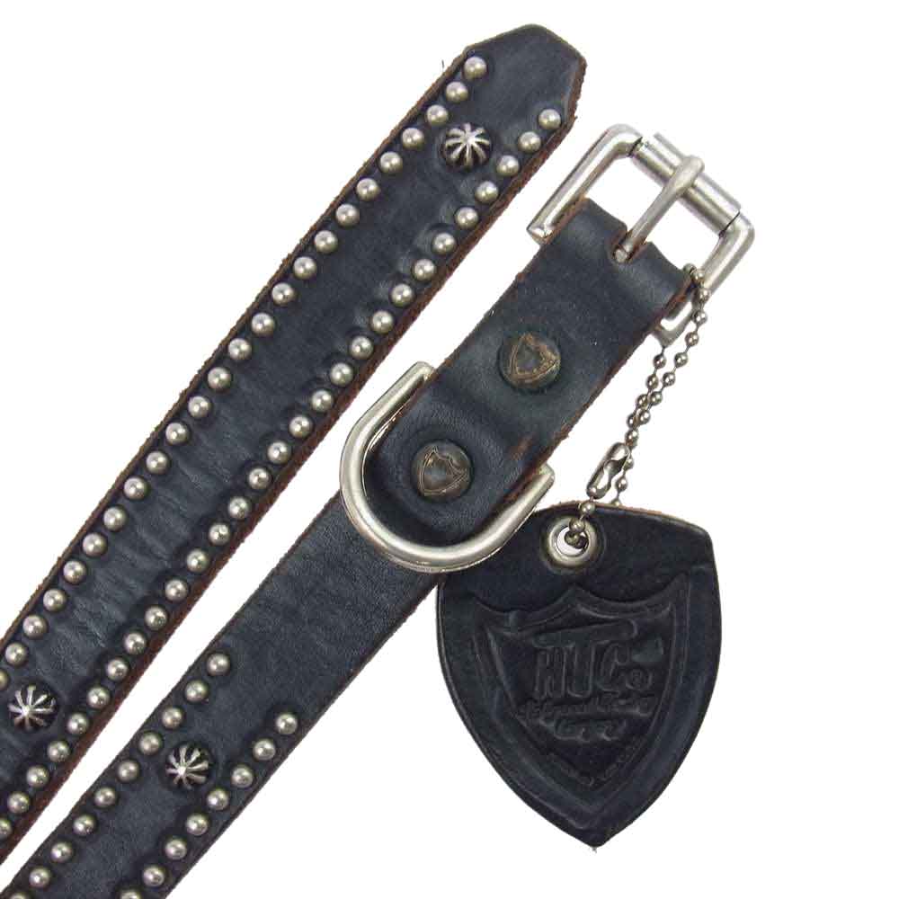 HTC エイチティーシー Narrow Studs Belt ナロースタッズ レザー