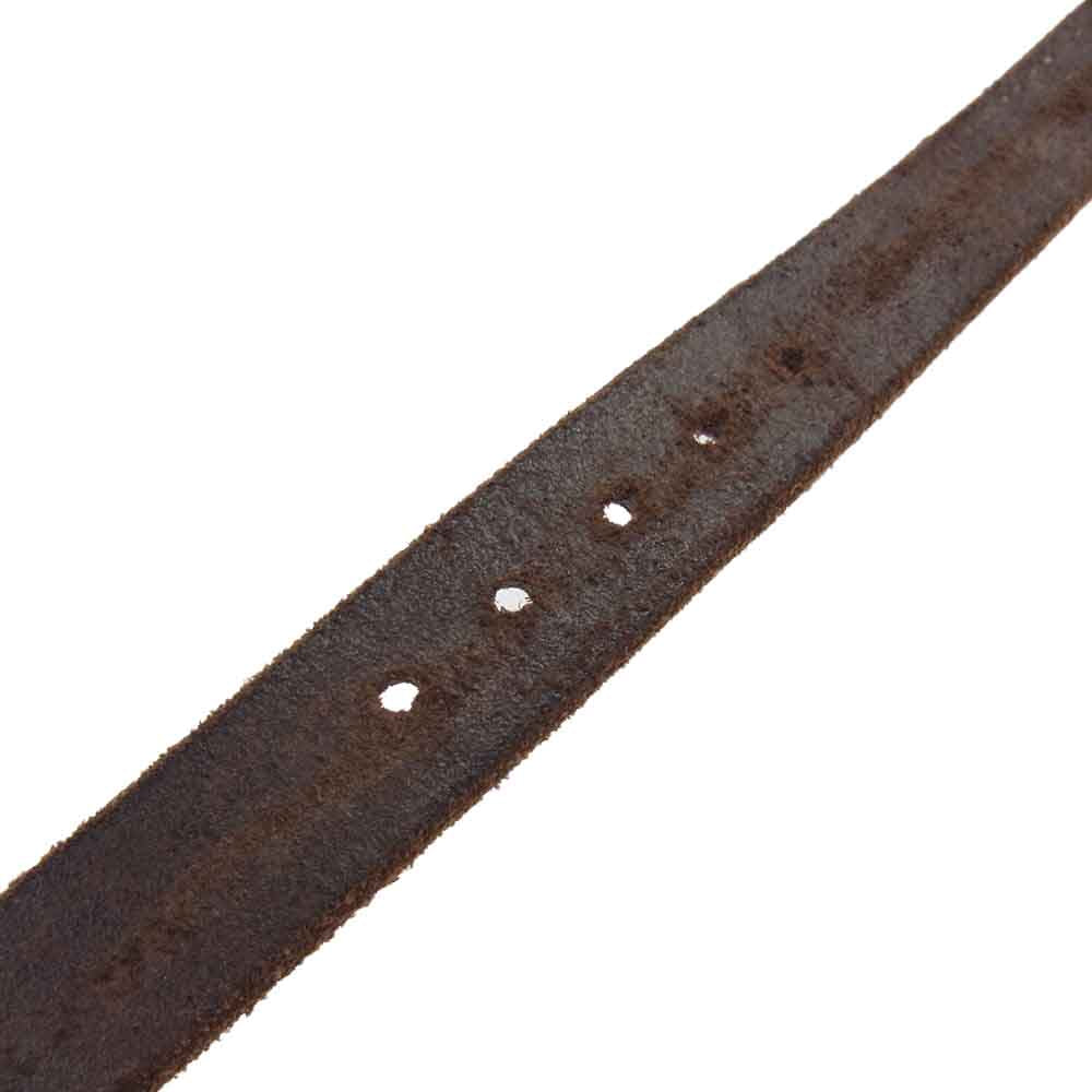 HTC エイチティーシー Narrow Studs Belt ナロースタッズ レザー ベルト アポロ スタッズ ブラック系 ブラウン系 34【中古】