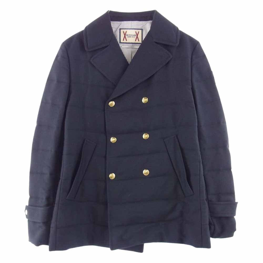 MONCLER GAMME BLEU モンクレール ガムブルー モンクレールジャパンタグ GIACCONE ダウンジャケット ダウンコート ネイビー系 2【中古】