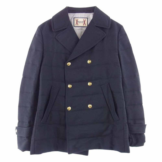 MONCLER GAMME BLEU モンクレール ガムブルー モンクレールジャパンタグ GIACCONE ダウンジャケット ダウンコート ネイビー系 2【中古】