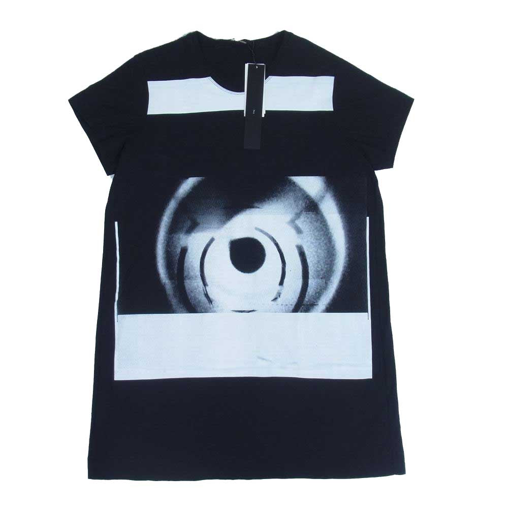 JULIUS ユリウス 16SS 537CPM26 COTTON SZ JERSEY コットンジャージー プリント ショートスリーブ カットソー ブラック系 1【中古】