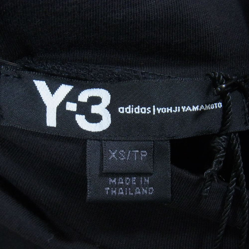 Y-3 Yohji Yamamoto ワイスリー ヨウジヤマモト B47550 CLASSIC MOCK NECK LS TEE クラシック モックネック カットソー ブラック系 XS【中古】