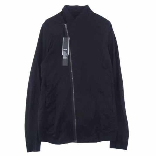 JULIUS ユリウス 15SS 497BLM7 コーティング シームド ロング ブルゾン ジップアップジャケット ブラック系 1【中古】
