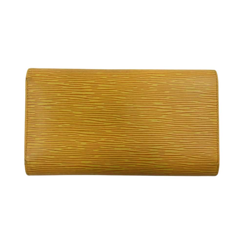 LOUIS VUITTON ルイ・ヴィトン M63389 エピ ポルトトレゾール インターナショナル 長財布  イエロー系【中古】