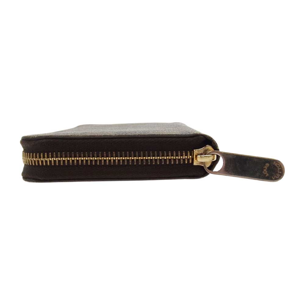 LOUIS VUITTON ルイ・ヴィトン N41661 ダミエ エベヌ ジッピー ウォレット ラウンド ファスナー 長財布  ブラウン系【中古】