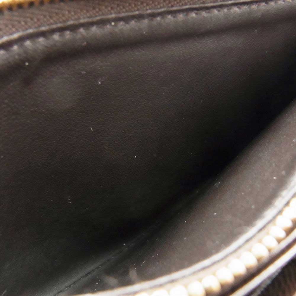 LOUIS VUITTON ルイ・ヴィトン N41661 ダミエ エベヌ ジッピー ウォレット ラウンド ファスナー 長財布  ブラウン系【中古】