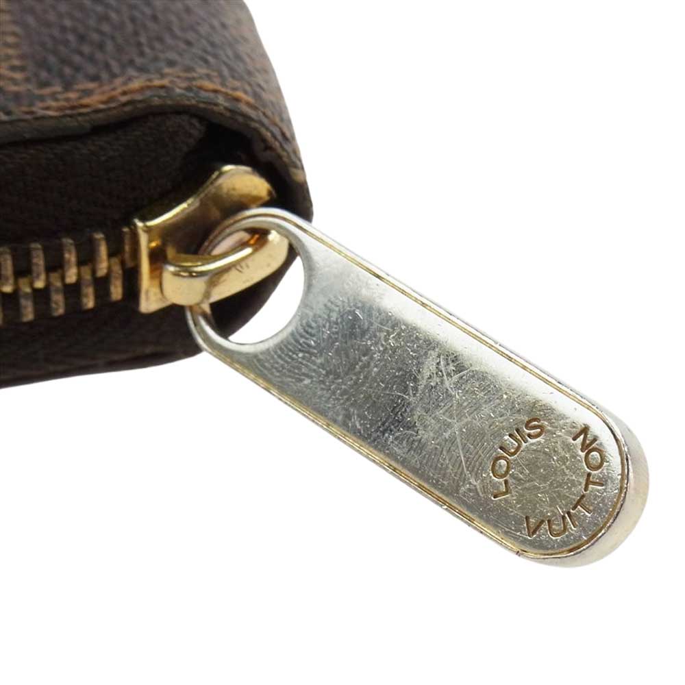 LOUIS VUITTON ルイ・ヴィトン N41661 ダミエ エベヌ ジッピー ウォレット ラウンド ファスナー 長財布  ブラウン系【中古】