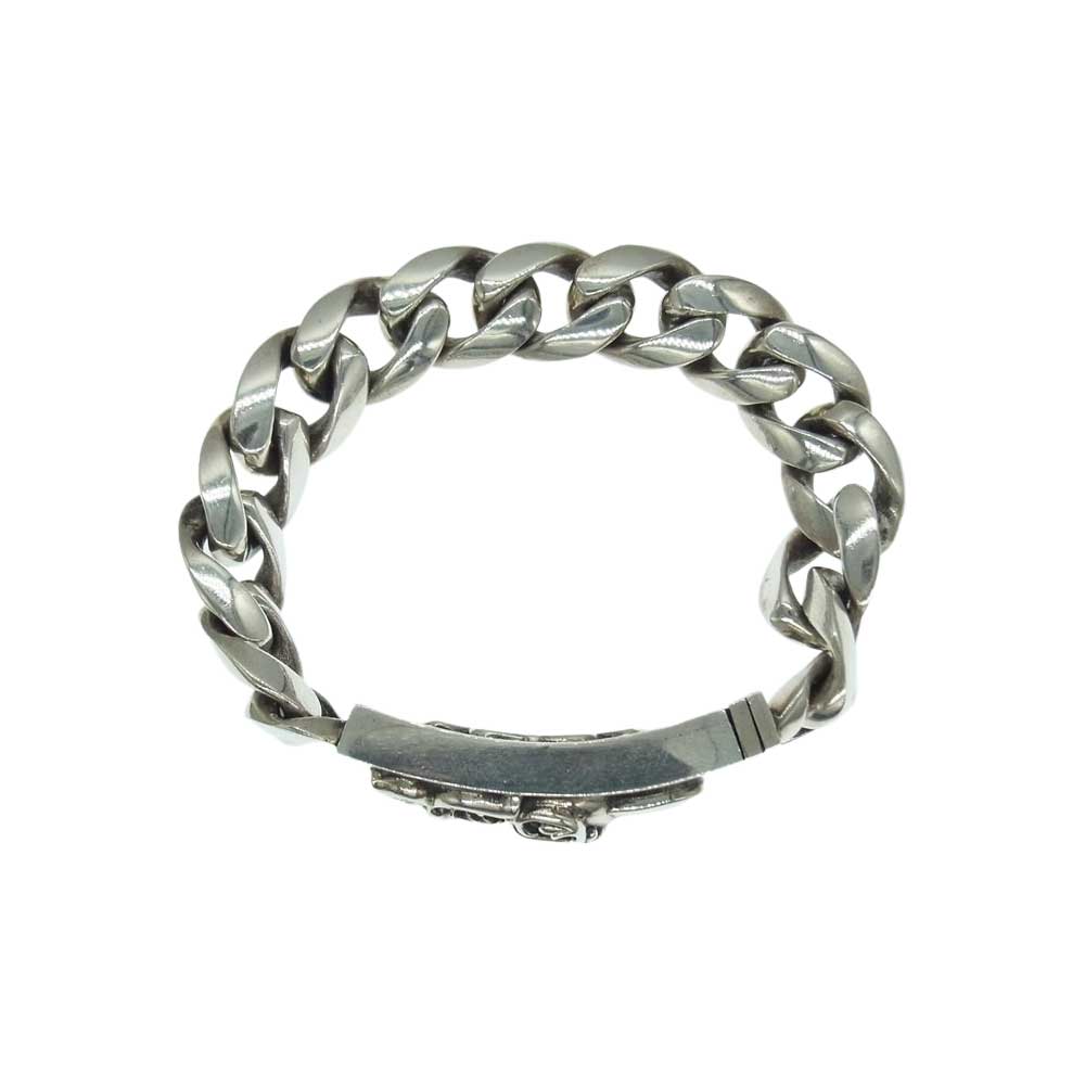 CHROME HEARTS クロムハーツ（原本無） ID DGGR HEART ダガーハート ID クラシックリンク ブレスレット 13リンク シルバー系【中古】