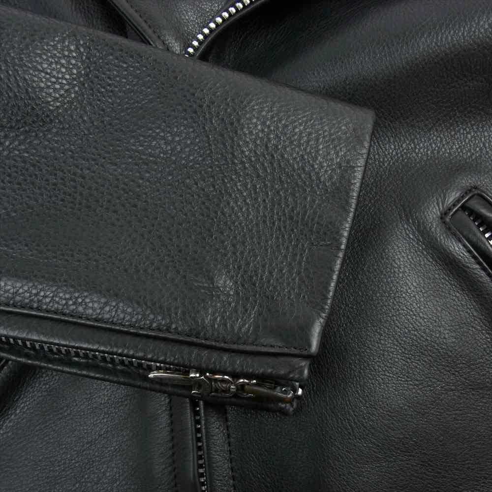 CHROME HEARTS クロムハーツ（原本無） 国内正規品 BASIC MOTO ベーシック モト ダブル ライダース ジャケット  ブラック系 M【中古】