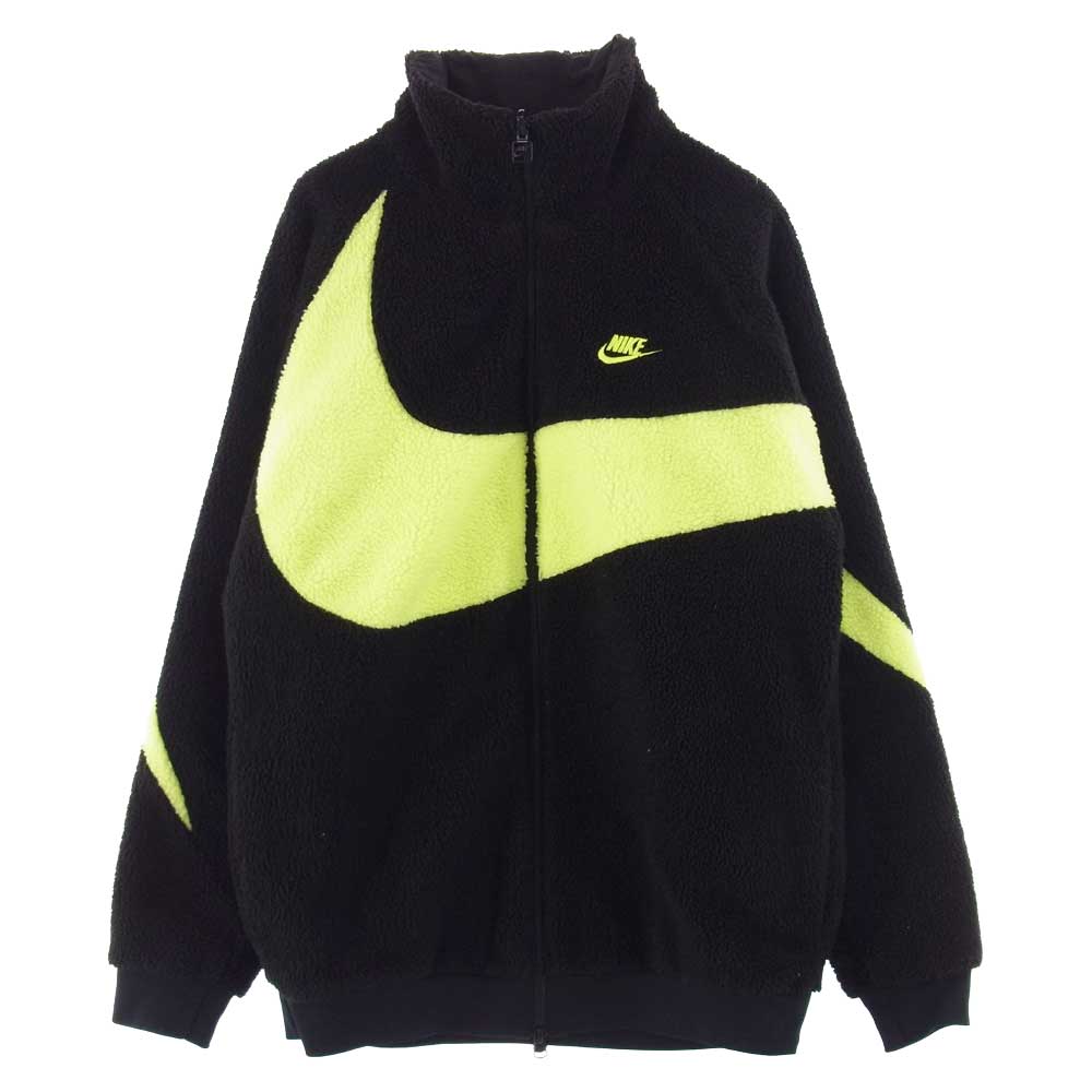 NIKE ナイキ BQ6546-017 BIG SWOOSH BOA JACKET フリースジャケット リバーシブル ブラック系 L【中古】
