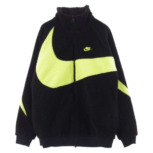 NIKE ナイキ BQ6546-017 BIG SWOOSH BOA JACKET フリースジャケット リバーシブル ブラック系 L【中古】
