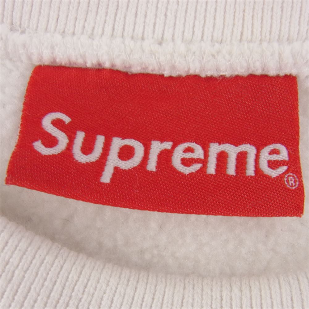 Supreme シュプリーム 19AW  Polartec Crewneck パネル ロゴ ポーラテック フリース スウェット  M【中古】