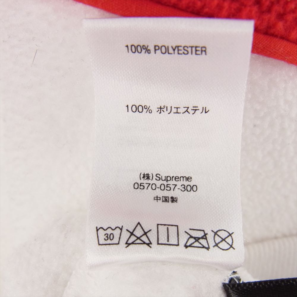 Supreme シュプリーム 19AW  Polartec Crewneck パネル ロゴ ポーラテック フリース スウェット  M【中古】