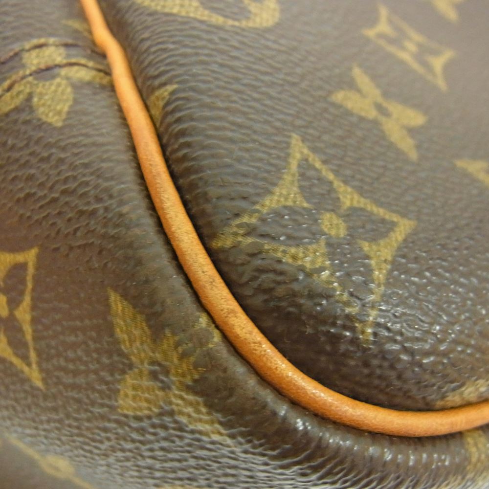 LOUIS VUITTON ルイ・ヴィトン M47270 モノグラム ドーヴィル ハンド バック カデナ付 ブラウン系【中古】
