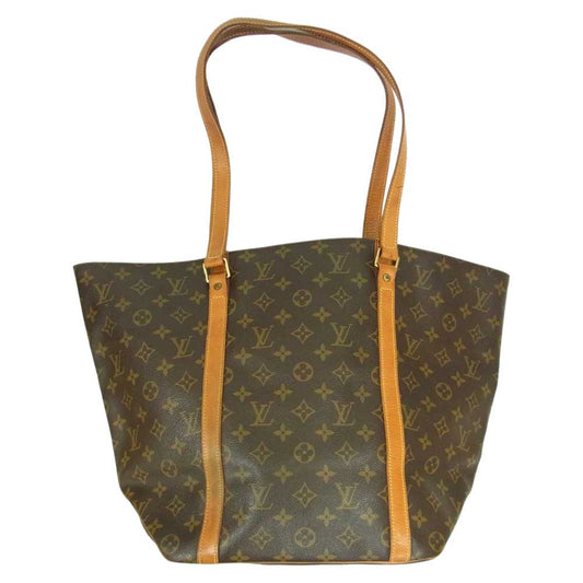 LOUIS VUITTON ルイ・ヴィトン M51108 モノグラム サックショッピング ハンド バック ショルダー バック  ブラウン系【中古】